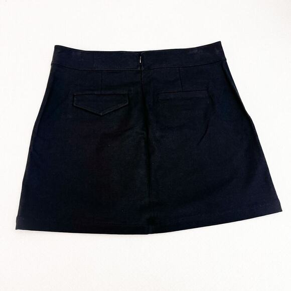 ALC Black Straight Pencil Skirt Horseshoe Charm 3SKRT00142 Size 12 - Picture 4 of 5